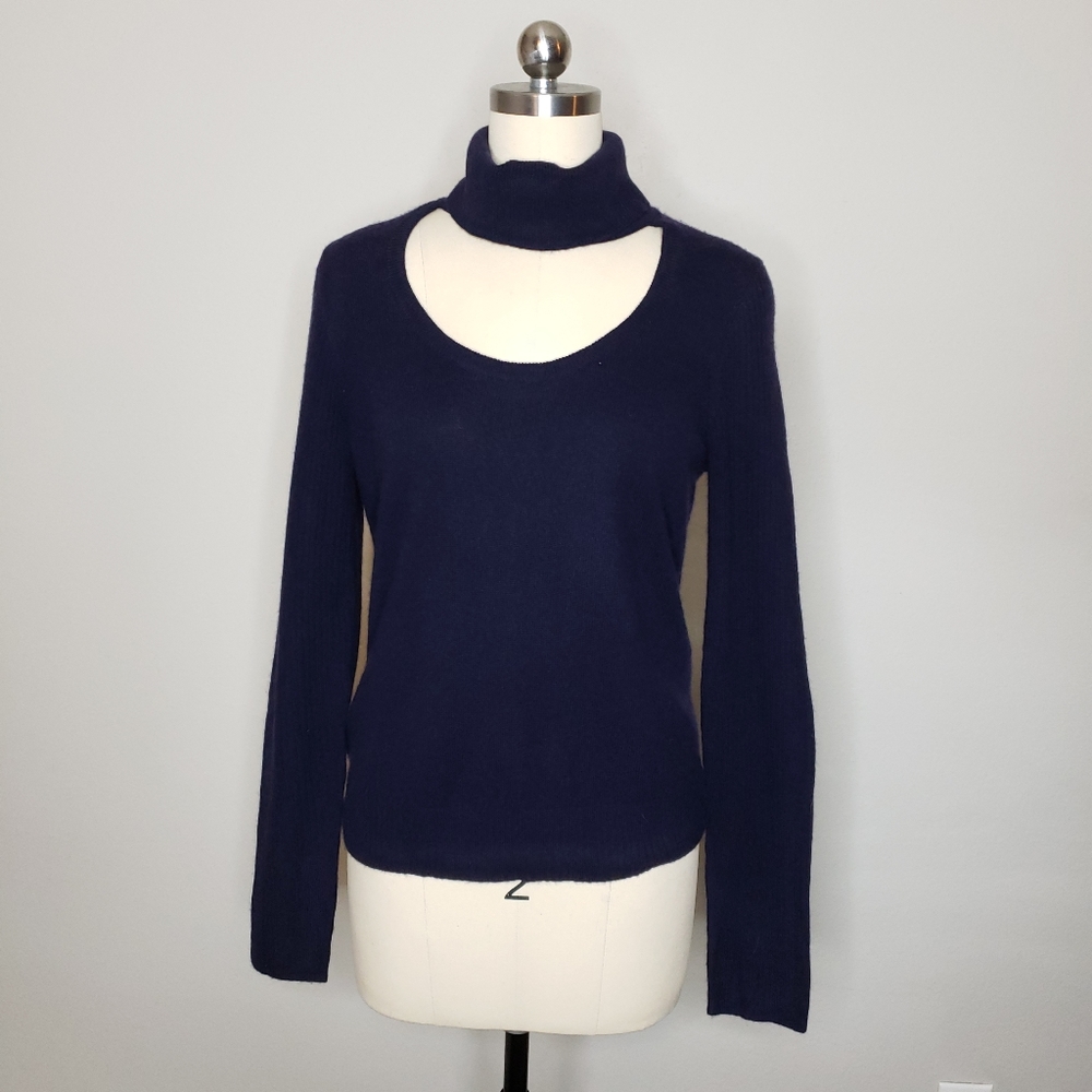 DVF 'Gracey' Wool & Cashmere Turtleneck NWOT Sz M - Picture 2 of 13